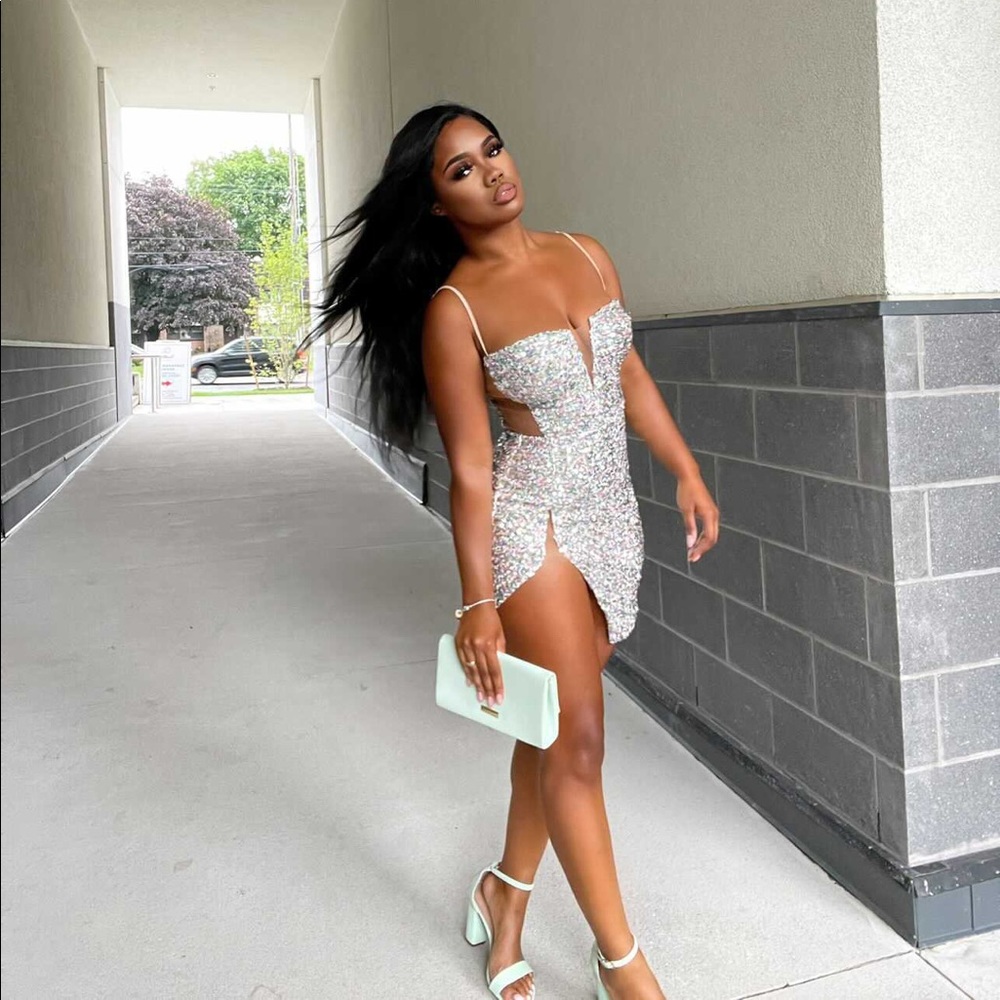 Sleek One Fashion Sequin Embellished Dress